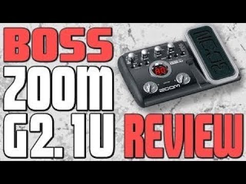 Zoom G2.1NU Guitar Multi Effects Pedal - YouTube