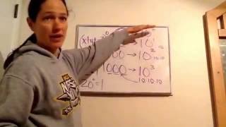 Saxon Math Algebra 1 - Lesson 29 - Negative Exponents - Zero Exponents