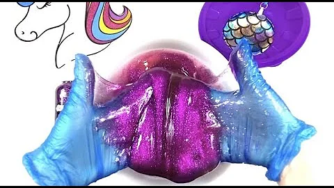 Nickelodeon Purple Glitter Slime | Review | Heathe...