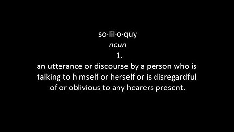 Soliloquy