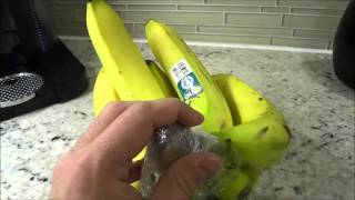How To Keep Bananas Fresh LONGER-Food Life Hack