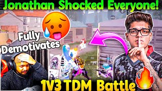 Jonathan S12K + H*cker Jiggle Shocked Everyone😱 Demotivate Opponents In 1v3 TDM Match