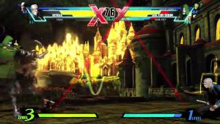 Ultimate Marvel vs Capcom 3 - Vergil Gameplay Video - TGS 2011 (PS3, VITA, Xbox 360)
