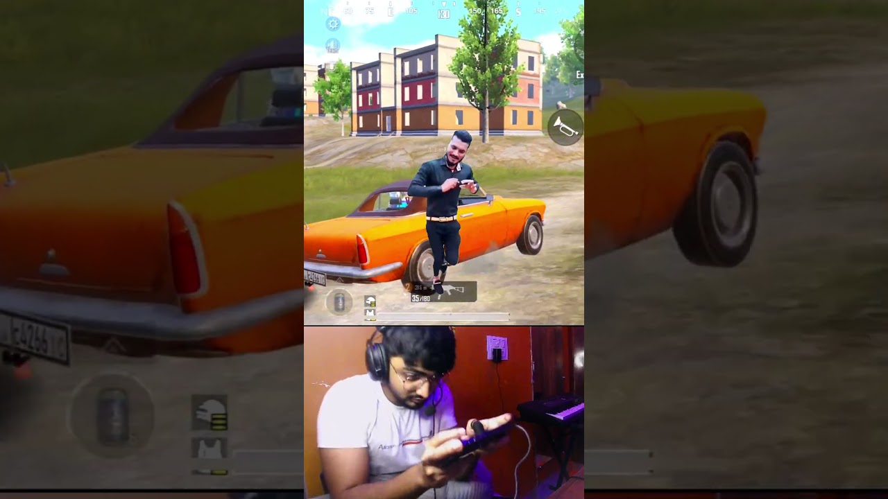 Playing with Chinese Pro Player 😂 #shorts #pubgmobile #bgmi