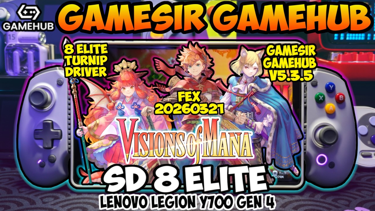 Visions of Mana Demo | SD 8 ELITE | Legion Y700 Gen 4 | FEX