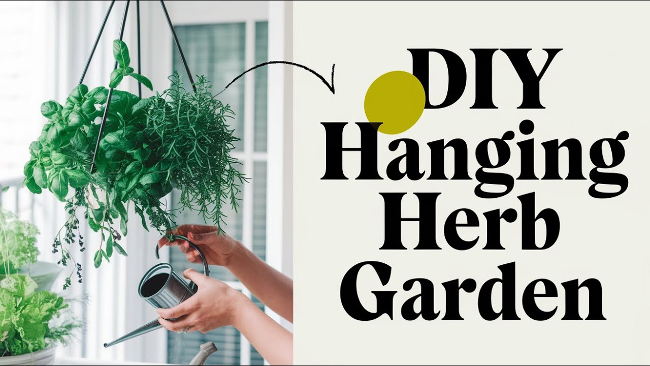 The Ultimate DIY Hanging Herb Garden – Indoor & Outdoor Ideas - YouTube