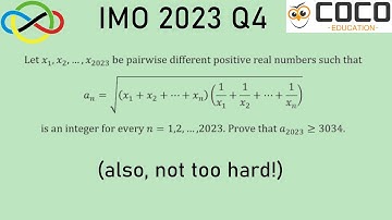 IMO 2023 Q4 Review - A clever inequality