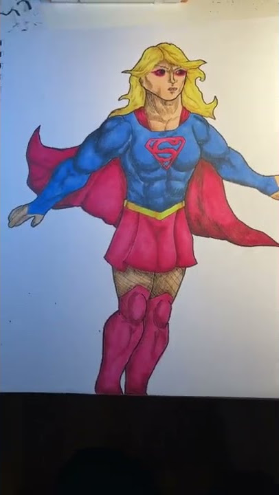 Super Girl drawing!!