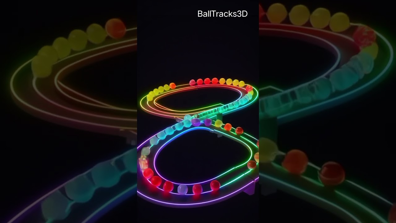 Endless Marble Loop Animation With Smooth Zoom Controls 