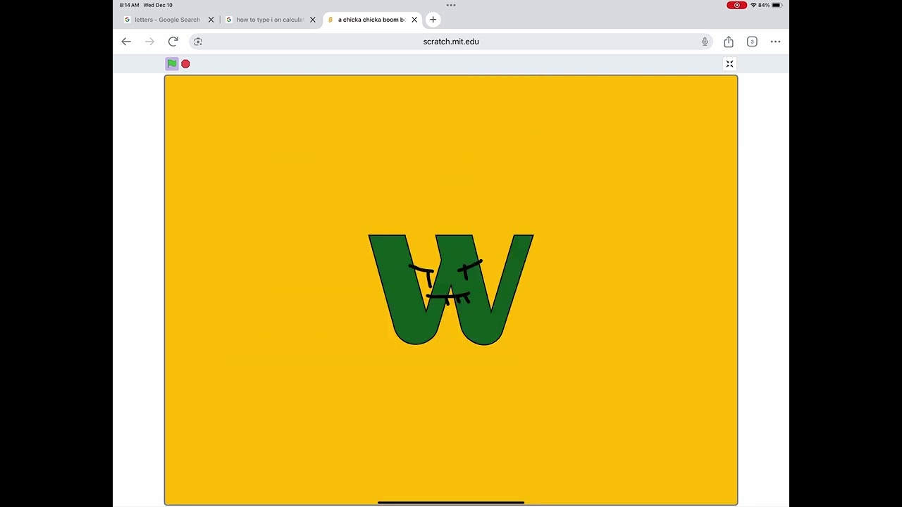 Chicka chicka boom boom with faces