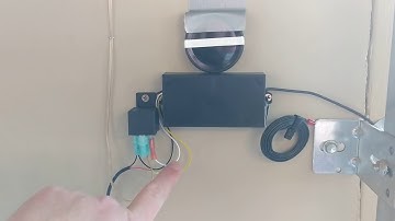 xEM Access Controller used to actuate a garage door