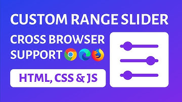 Custom range slider with HTML, CSS & Javascript | Cross browser range slider