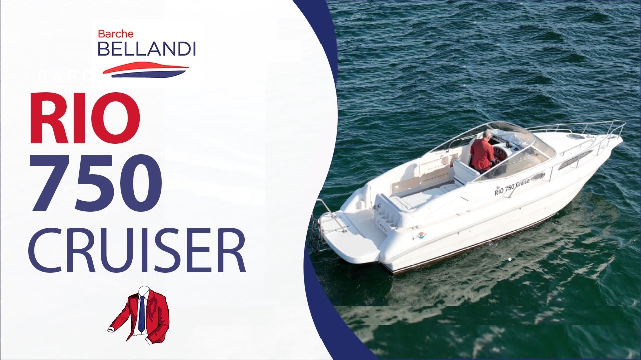 ⁣Test in acqua barca usata Rio 750 Cruiser - Nautica Serena // Barche Bellandi