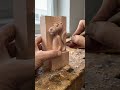 "Carving The Pink Panther from Hornbeam Wood 🎷💖
