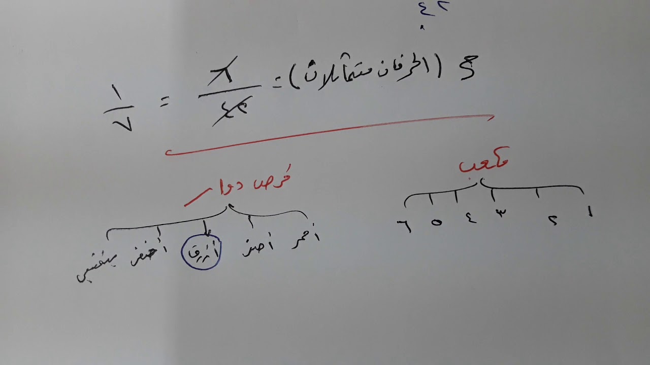 احتمال الحوادث المركبة   ثاني متوسط