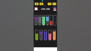 Water sort puzzle - Level 2360 #watersort #games #watersortpuzzle