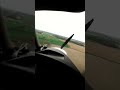 Notlandeübung mit gestopptem Propeller Ikarus C42 UL Ultraleichtflugzeug Cockpit Landung Planespotte