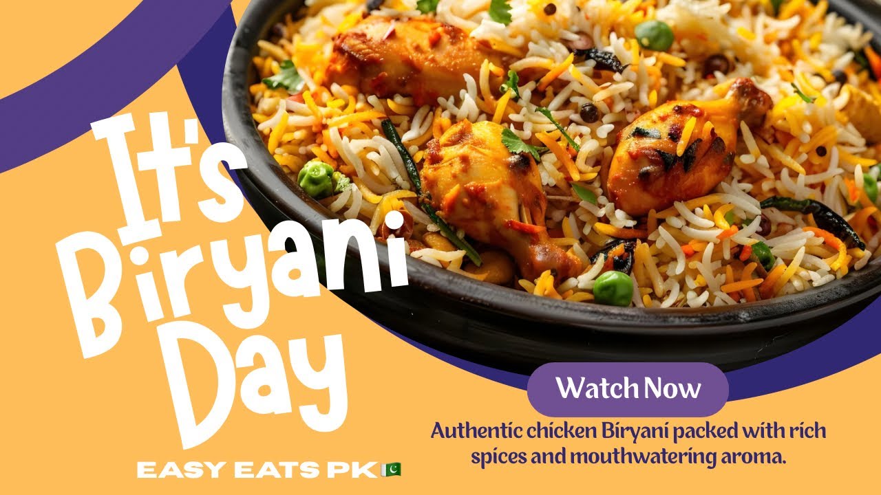 Friday Special Chicken Biryani 🍽️ | Eid / Dawat Special Recipe | Easy & Delicious! #biryani #eid 🌙 