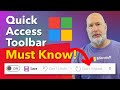 Export &amp; Import Quick Access Toolbar in Word, Excel, PowerPoint Desktop
