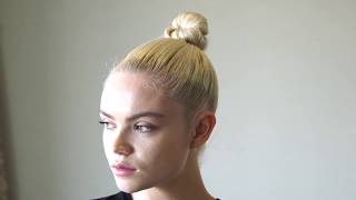 Famous Hairstylist Chris Appleton Shows Us How to Get a Sleek Topknot Profile