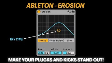 Ableton Erosion - Make your Plucks and Kick stand out
