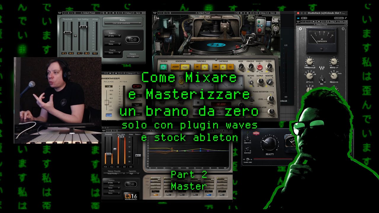 Come mixare e masterizzare un brano da zero solo Waves e stock Ableton - Part 2 Master