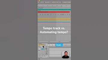 Tempo Track vs. Automating Tempo...What