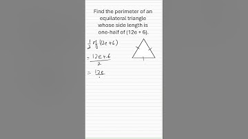 Polynomial Perimeter of an Equilateral Triangle @GEDMathSimplified #polynomialsaddition #gedmath