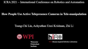 ICRA 2021 - How People Use Active Telepresence Cameras in Tele-manipulation