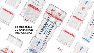 3d modeling and 3d animation of a medical device