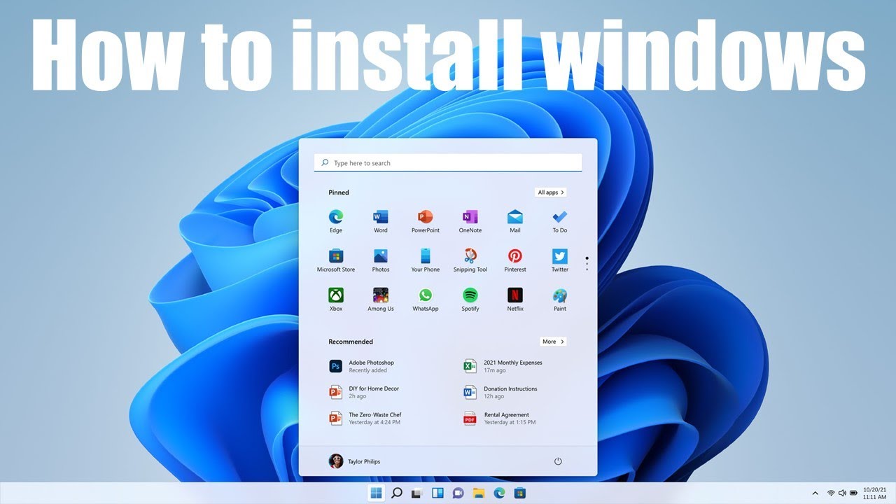 How to Install Windows Using Bootable USB | Easy Tutorial - YouTube
