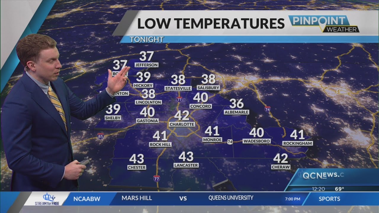 Comfortable fall weather Thursday for the Charlotte area - YouTube