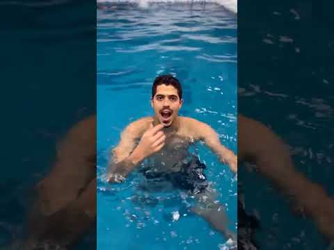 با این روش هر وسیله ای که افتاد کف استخر برو ورش دار شنا اموزش شنا آموزش شنا کلید مربی شنا