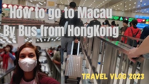 Step Guide on How to go to Macau by Bus from Hongkong Via Hk Zhuhai Macao Brigde#Macau #hk