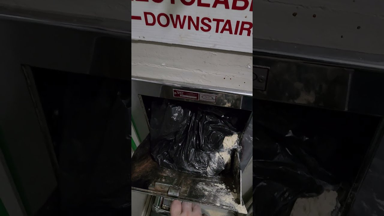 The Most Satisfying Noise In World Garbage Chute 