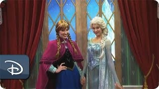 Frozen Meet & Greet With Anna & Elsa At Epcot Walt Disney World