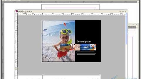 Adobe Indesign CS4 in Tamil - Application Bar Doc Tap Rulers