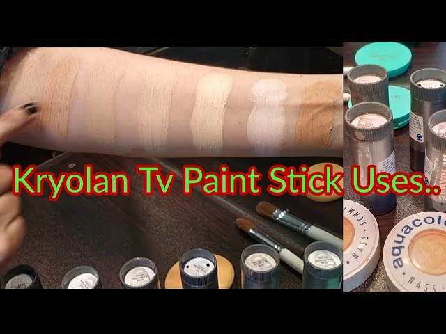 Navy is the New Pink: [REVIEW] Kryolan TV Paint Stick aka The Foundation  That Survived the Morning Rush Hour