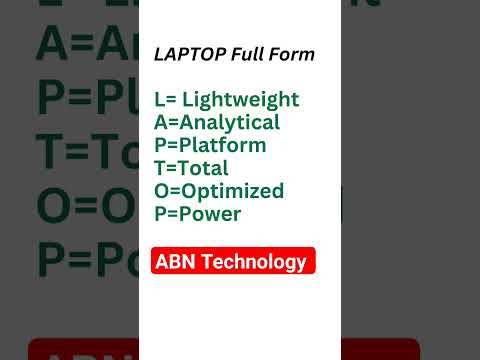 laptop full form