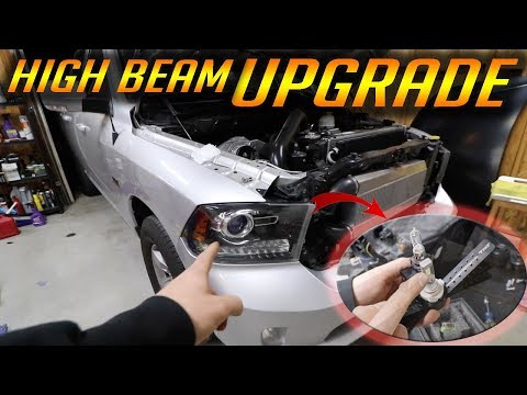 RAM Trucks High Beam LED Upgrade