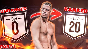 HOW TO GET OUT OF LOWER RANKED DIVISIONS! (UNRANKED TO DIVISION 20) PART 1 (UFC 5)
