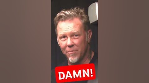 JAMES HETFIELD REACTION WHEN KIRK HAMMETT NAILS SCREAM #METALLICA #shorts