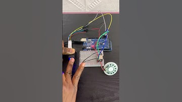 Fingerprint sensor with Arduino using Voice Alert. engineering #electronics #technology
