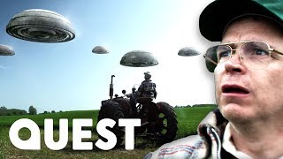 Farmer Sees 5 Metallic Rotating Objects Leave Circles On His Crops | Close Encounters