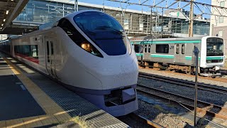 【回9541M】E657系K5編成ふくしま🩷の集約臨時列車送り込み回送が勝田駅4番線を発車