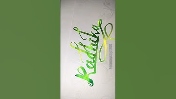 Name lettering 🪄#shorts#calligraphy #name lettering