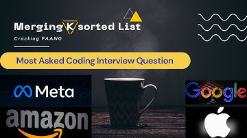 Cracking The Coding Interview - Merge K Sorted Linked List - Leetcode 23  [Cracking FAANG]
