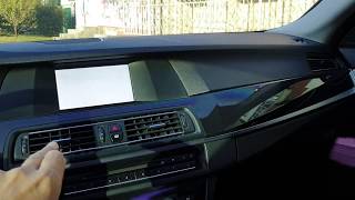 BMW F10 2013 год, замена головного экрана.