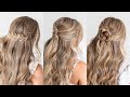 3 fall half updos  easy hairstyles  missy sue