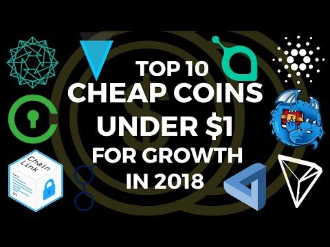 Top 10 Coins Under $1 to Buy CHEAP BEFORE they 10x in 2020